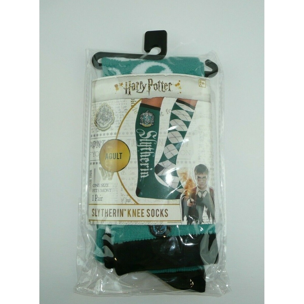 Slytherin Harry Potter Women's Knee High Socks Adult One Size Fits Most Snake